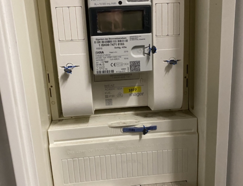 Zähler und Stromverteiler Installation